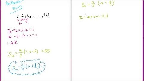 Additional Maths F5 Chapter 1:  Progression (Part 1 of 2 - Arithmetic)