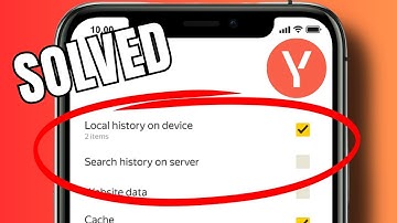How to turn off and delete search history in Yandex Browser