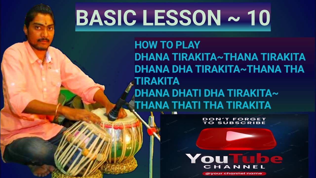 తబలా బేసిక్ లెస్సన్ 10 Tabla Basic Lesson 10 #music #tabla #viral # ...