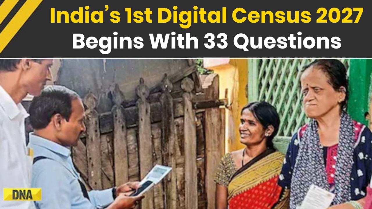 Digital Census 2027: Census 2027 Kicks Off Today, 33 Questions To Be ...