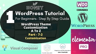 How to customize theme with elementor page builder  ewebot theme part 2 | honey tube screenshot 5