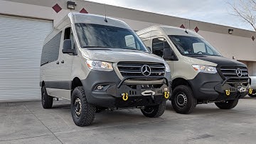 CAtuned off- road 2019+ Mercedes sprinter front bumper install