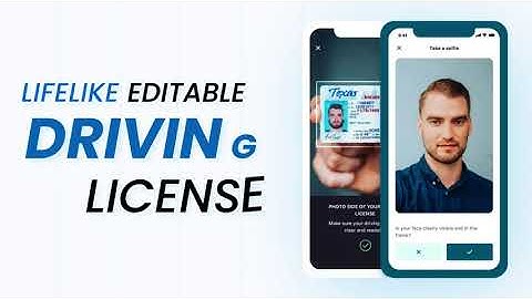 PSD Editable USA Driving License Templates - Real Looking PSD Files - Verify Banks Easily