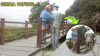 Dikira Patung Sungguhan..!! Prank Patung Hidup..!!