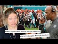 New Zealand Girl Reacts to MIAMI DOLPHINS VS BENGALS FIGHT | MULTIPLE EJECTIONS 👀