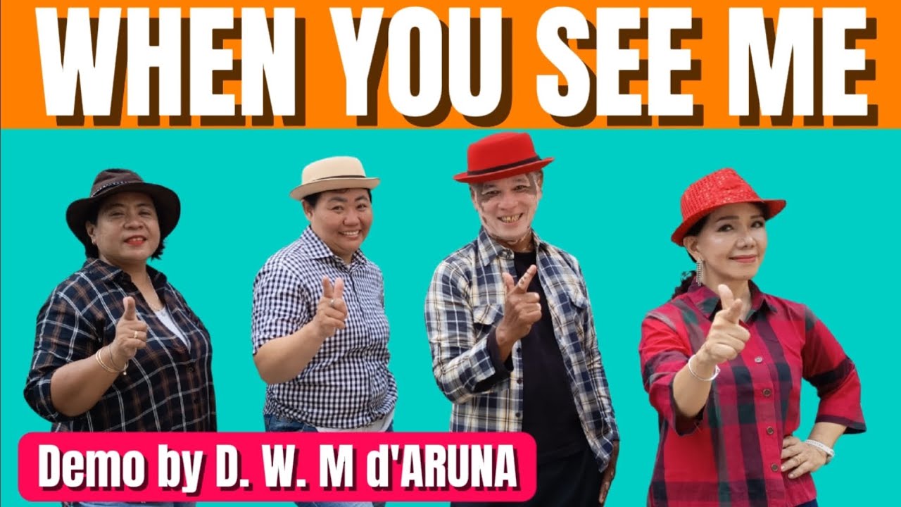 When You See Me | Line Dance | High Beginner Level | 32 count | 4 wall | Choreo by Niels Poulsen