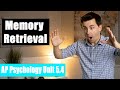 Memory Retrieval Quiz