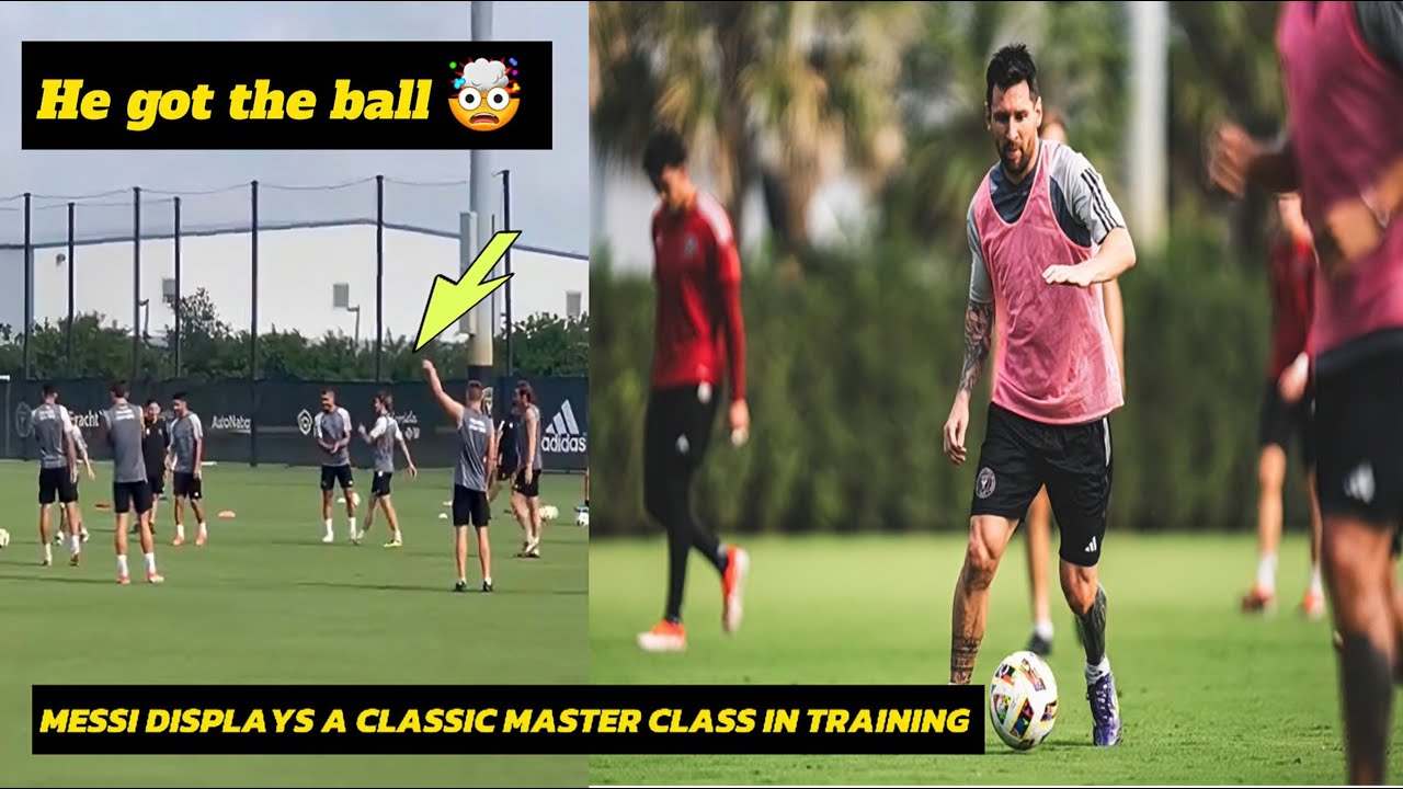 Lionel Messi is Back in Training for Inter Miami vs D.C. United/MLS ...