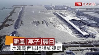 「燕子」襲日釀嚴重災情關西機場開始大疏散