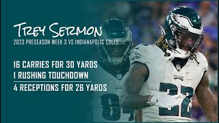 Trey Sermon Every Run vs Indianapolis Colts | 2023 Preseason Week 3 | Fantasy Football Film