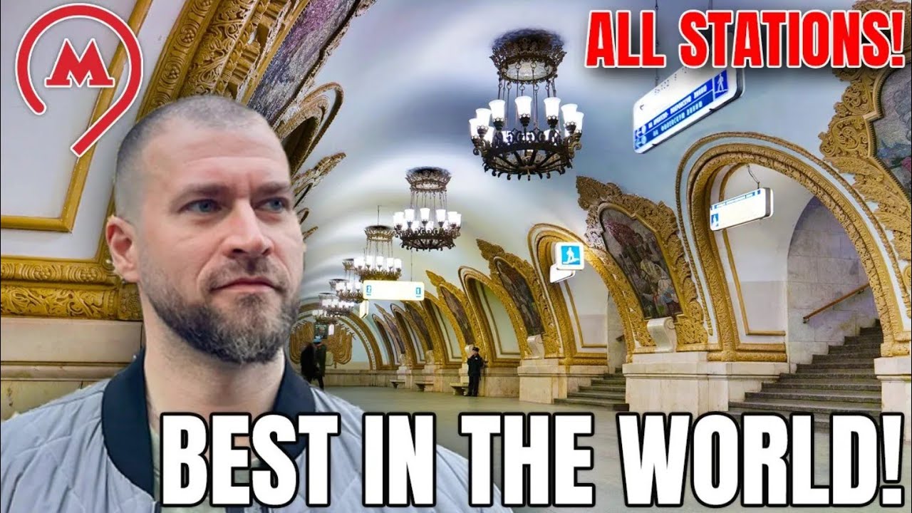 BEST Metro In The World, Moscow Metro 'Ring Line' (ALL Stations!)