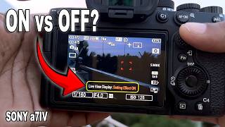 Sony a7IV திரை இருட்டாக இருக்கிறதா? இதோ தீர்வு! | Live View Display Setting Effect