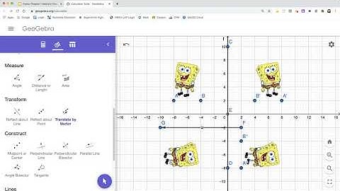 How to Translate an Image on Geogebra