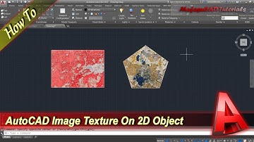 Autocad How To Apply Texture Image Into 2D Sketch