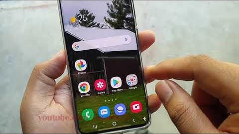 Samsung Galaxy S20 : How to enable magnifier window follow typing focus (Android 10)