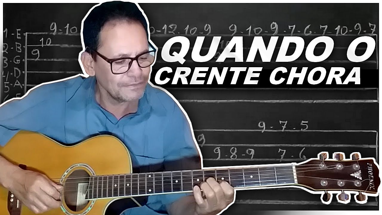 INTRODUÇÃO DO HINO QUANDO O CRENTE CHORA - Jair Pires | AULA DE VIOLÃO ...