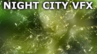 City at Night After Effects Tutorial - Space To Earth 3/5