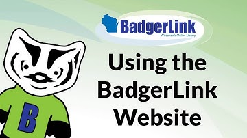 Using the BadgerLink Website