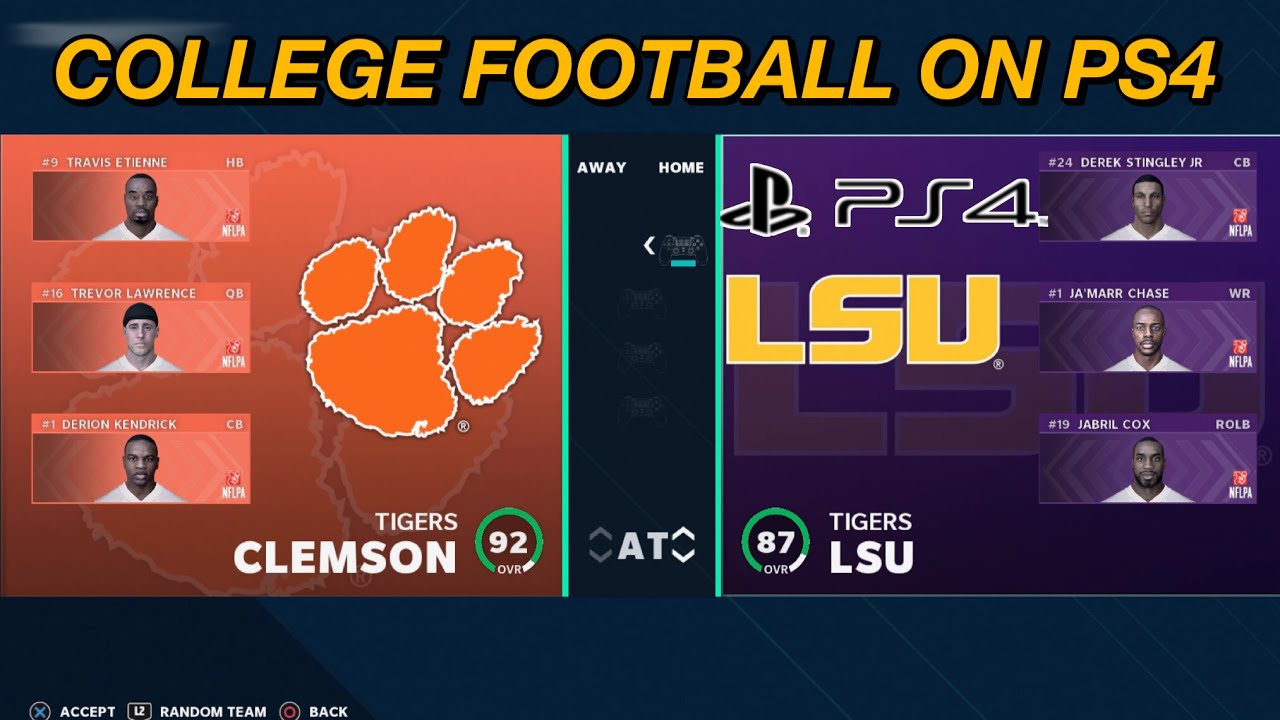 How to play with NCAA Football teams in Madden 21 for PS4 - YouTube