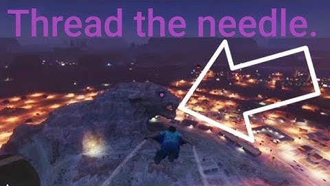 Wingsuit through Panther Rock - Saints Row.