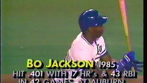 1986 Bo Jackson 1st hit