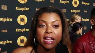 'Empire' Red Carpet! I Even Got Taraji P. Henson To Rap Kendrick Lamar.