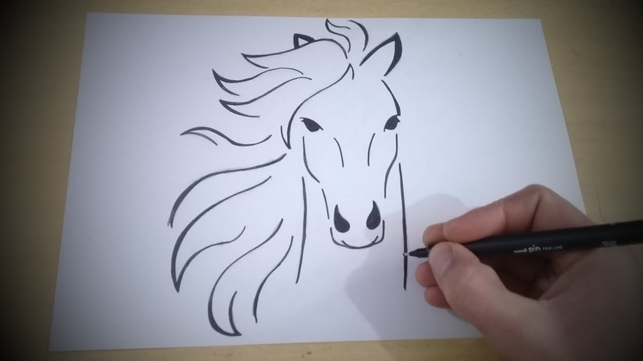 Como desenhar um cavalo 