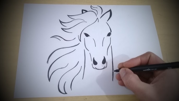 Como DESENHAR um CAVALO - Como DIBUJAR un CABALLO - How to DRAW a