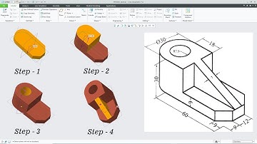 #1 Part Design In Creo Parametric 7.0 Tutorial For Beginner | 3D Part Design In Creo 7.0