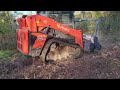 Kubota svl 752 with loftness battle axe vs bobcat t595 with fecon bh62