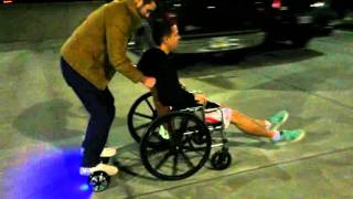 Hover board + Wheelchair = Hover Chair