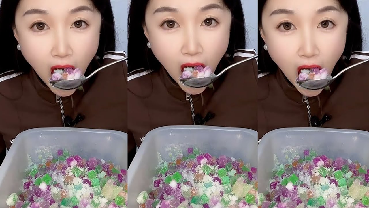 ASMR MUKBANG ICE EATING SOUNDS FROM THE FROZEN WATER