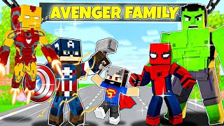 Adopted By AVENGERS FAMILY In Minecraft! (Hindi)
