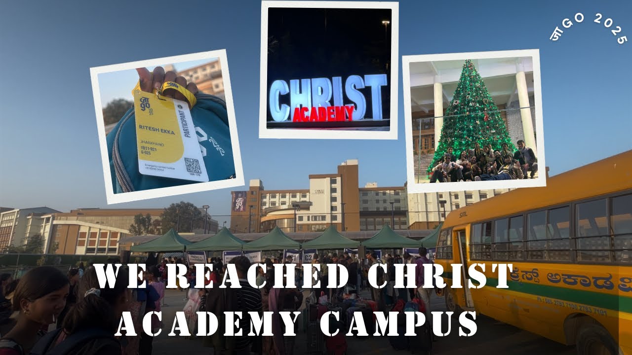  Finally We Reached Christ Academy Campus || जाgo 2025 || Bangalore Karnataka 
