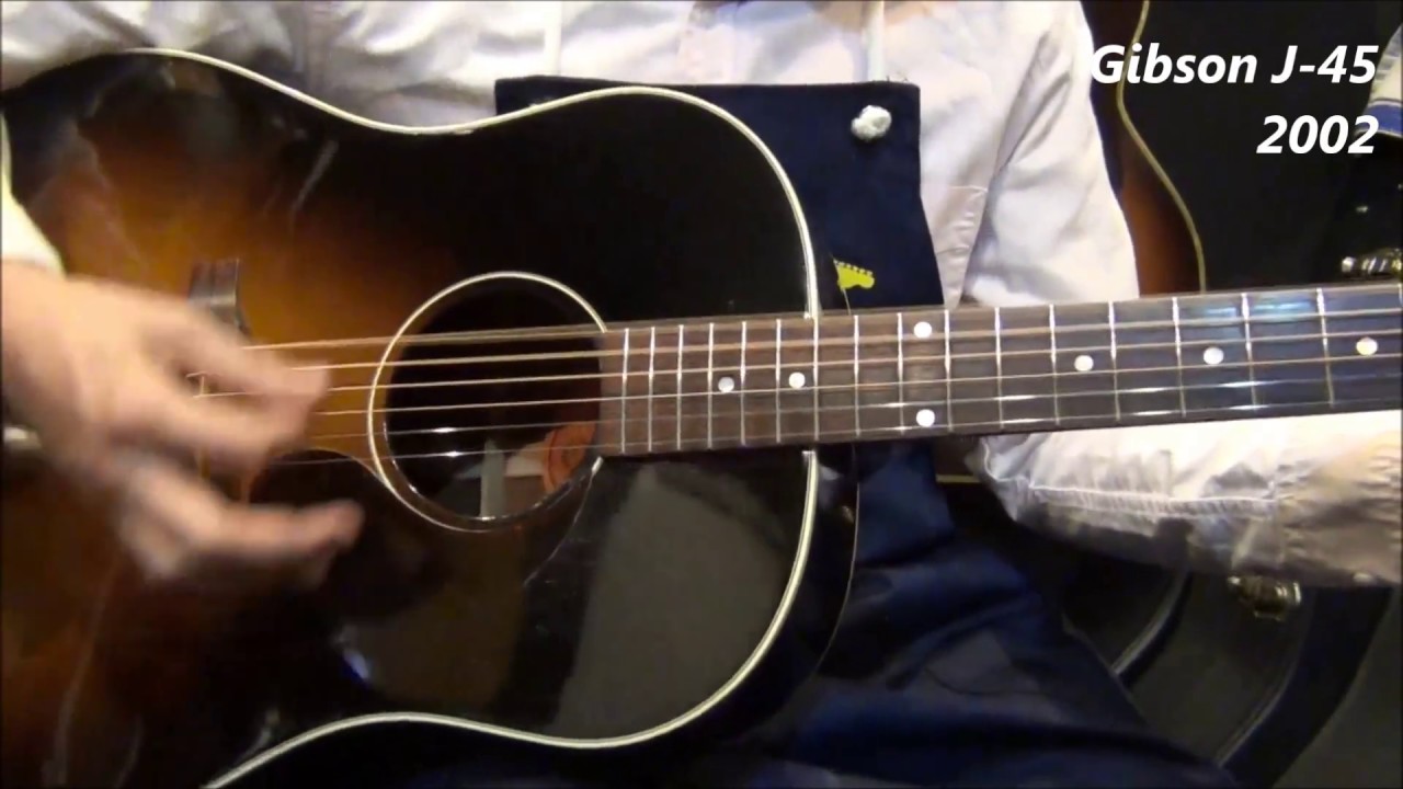 オットリーヤ動画】Gibson J-45 2002年製 - YouTube