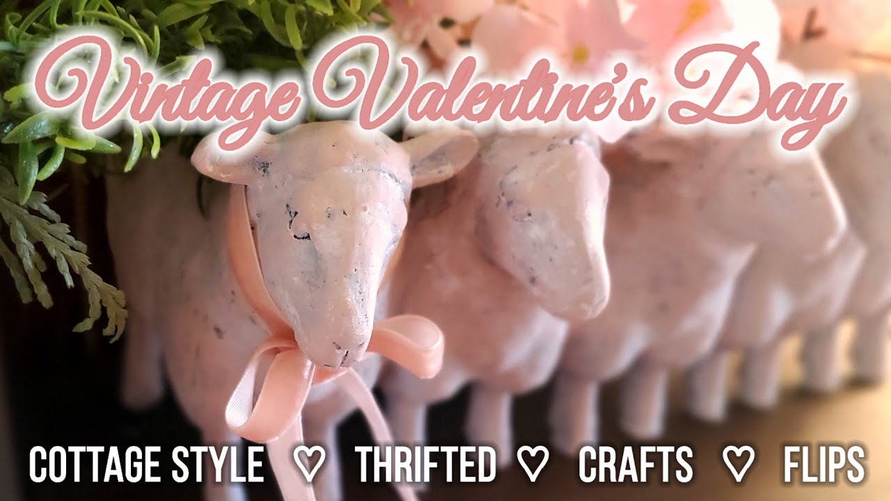 14 Thrift Flips • French Country • Shabby Chic • Vintage • Romantic • Blush Pink • Valentine Decor