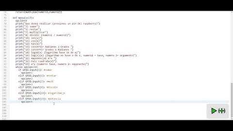 calculadora Cientifica en Python utilizando create.withcode.uk
