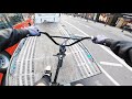 BMX RIDING IN TRAFFIC  - (LONDON POV)