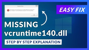 "Fix VCRUNTIME140.dll and MSVCP140.dll Missing Errors in Windows 11 | Easy Solutions"