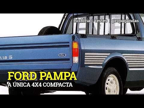 Ford Pampa, a única picape leve com tração 4x4  | História completa, testes e propagandas
