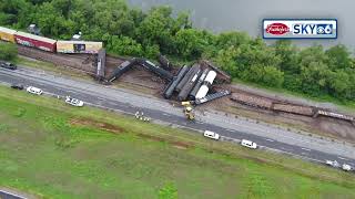Train derails in Montgomery County