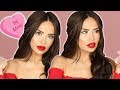 SUPER EASY VALENTINE DAY MAKEUP | iluvsarahii