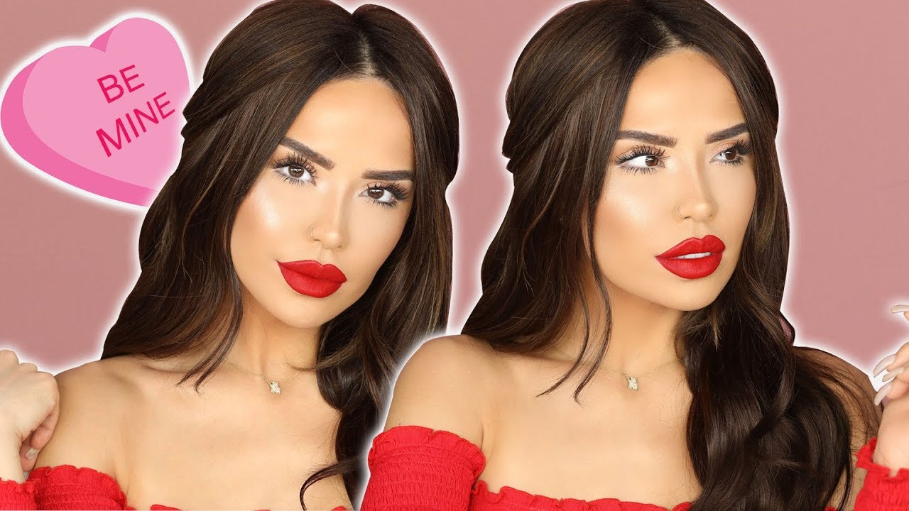 SUPER EASY VALENTINE DAY MAKEUP | iluvsarahii