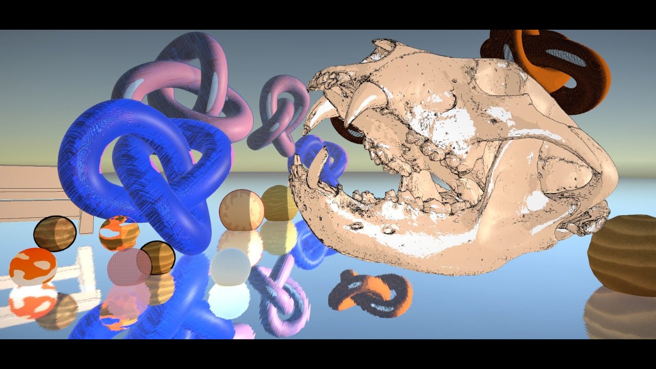 GIBLION: Anime-NPR-Toon Scene Generation Framework, video preview 28
