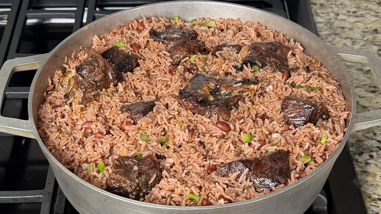 how jamaicans make barefoot rice and peas