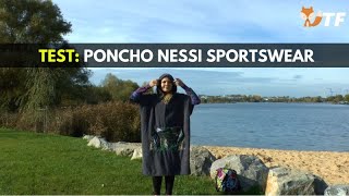 Poncho Nessi Sportswear - a convenient way to change clothes on the beach