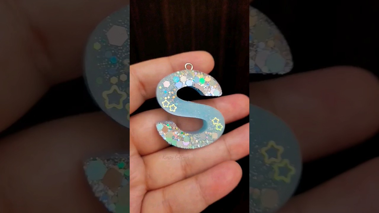 Blink Star Glitter Resin Alphabet 