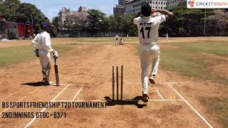 MUCC Vs DTDC - BS Sports Friendship T20 Cricket Tournament 2021 In Mumbai MUCC Vs DTDC - BS Sports Friendship T20 Cricket Tournament 2021 In Mumbai