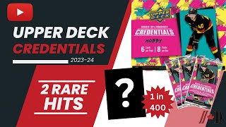 2023-24 Upper Deck Credentials - 1 in 400 Rare Hit!