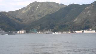 海上自衛隊 DD-105 護衛艦 いなづま 呉基地出港